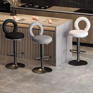 Relaxing Swivel Altos Metal Backrest Bar Stools-Bar Stools
