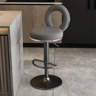 Relaxing Swivel Altos Metal Backrest Bar Stools-Bar Stools