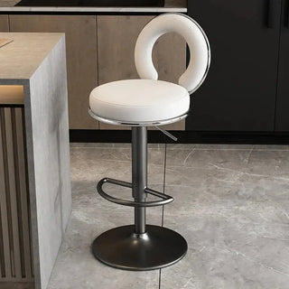 Relaxing Swivel Altos Metal Backrest Bar Stools-Bar Stools