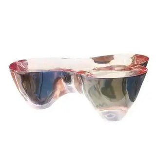 Resin Figurine Glass Coffee Table-Coffee Table