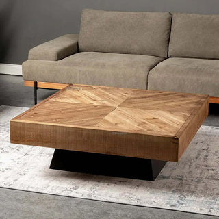 Retro Nordic Solid Wood Coffee Table-Coffee Table
