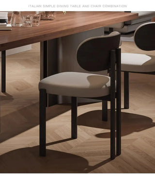 Retro Solid Wood Antique Walnut Dining Table Set – Timeless Craftsmanship-Dining Tables