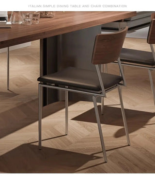 Retro Solid Wood Antique Walnut Dining Table Set – Timeless Craftsmanship-Dining Tables