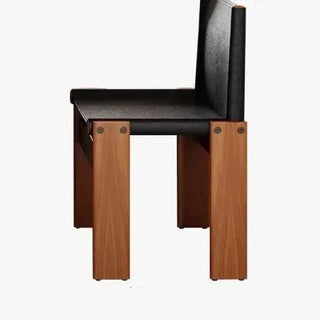 Retro Solid Wood Antique Walnut Dining Table Set – Timeless Craftsmanship-Dining Tables