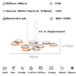 Rings Chandelier - Discover Elegant Lighting Options-Chandeliers
