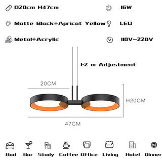 Rings Chandelier - Discover Elegant Lighting Options-Chandeliers