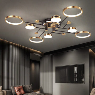Rings Chandelier: Illuminate Your Space with Style-Chandeliers