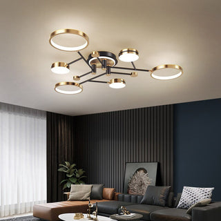 Rings Chandelier: Illuminate Your Space with Style-Chandeliers