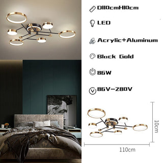 Rings Chandelier: Illuminate Your Space with Style-Chandeliers