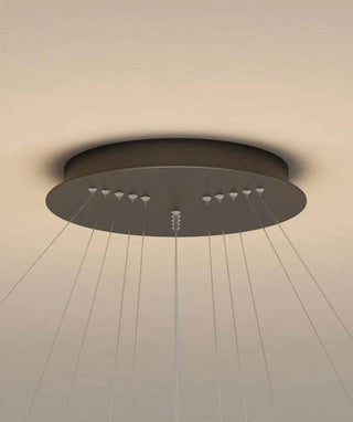 Rings LED Staircase Chandelier: Unparalleled Elegance-Staircase Chandeliers