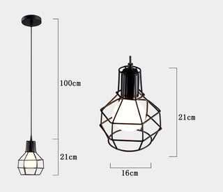Rustic Industrial Pendant Light Hangings-Kitchen Island