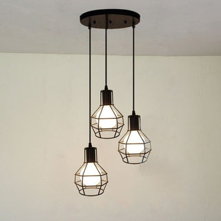Rustic Industrial Pendant Light Hangings-Kitchen Island