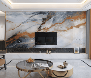 Rustic Stone Design: Marble Wallpaper Murals-Marble Design Wallpaper
