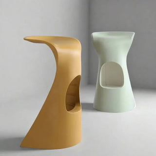 S-Shaped Art Bar Chair – Sculptural Style Meets Elevated Comfort-Bar Stools