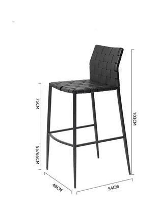 Sandal Luxe Italian Bar Chair – Minimalist Elegance in Every Detail-Bar Stools