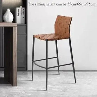 Sandal Luxe Italian Bar Chair – Minimalist Elegance in Every Detail-Bar Stools