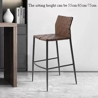 Sandal Luxe Italian Bar Chair – Minimalist Elegance in Every Detail-Bar Stools