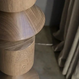 Scandinavian Retro Floor Lamp – Wedge Base, Ambient Lighting for Foyer-Lamps