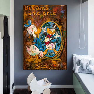 Scrooge McDuck Dreams Come True Millionaire Wall Art Poster-Scrooge Art