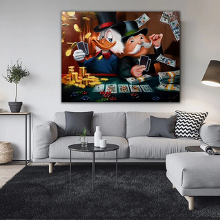 Scrooge McDuck Poker Legends: Mr Monopoly Wall Art-Scrooge Art