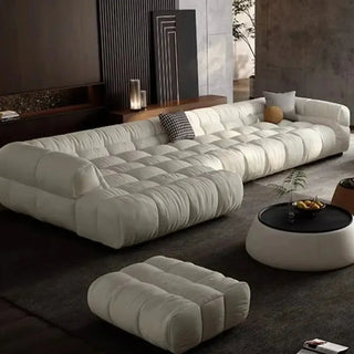 Sectional Puff Sofa for Living Room – Blend of Luxury & Durability-Sofa Set