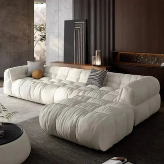 Sectional Puff Sofa for Living Room – Blend of Luxury & Durability-Sofa Set