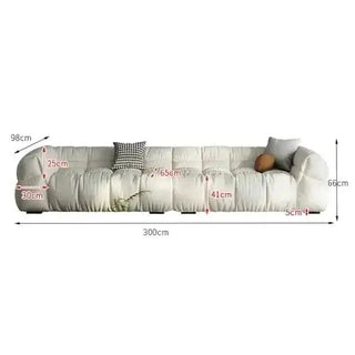 Sectional Puff Sofa for Living Room – Blend of Luxury & Durability-Sofa Set