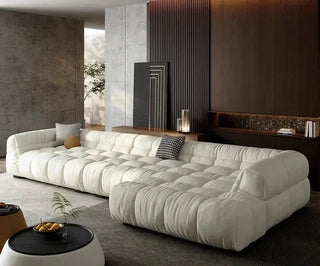 Sectional Puff Sofa for Living Room – Blend of Luxury & Durability-Sofa Set
