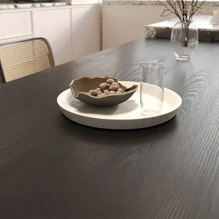 Semicircle Wooden Island Dining Table-Dining Tables