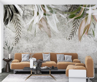 Serenity Falls Forest Oasis Wallpaper-Flower & Leaf Wallpaper
