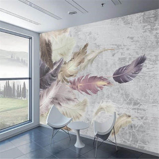 Shine Leaf Wallpaper Murals - Transform Your Space-Flower & Leaf Wallpaper