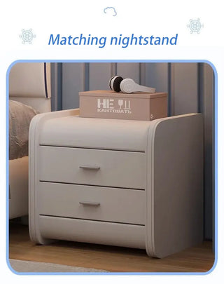 Ship Sailor Anchor Kids Bed – Nautical Design, PU Leather Finish-Kids Furniture