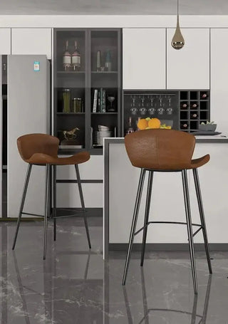 Sillas Ergonomic Bar Chairs for Kitchen Island-Bar Stools