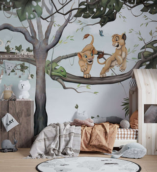 Simba & Nala Kids room Wallpaper-Kids Room Wallpaper