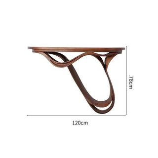 Simple Real Antique Oak Solid Wood Console Table-Console Tables