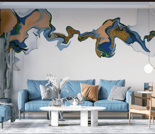 Smoke Design Wallpaper Murals - Transform Your Space-Marble Design Wallpaper