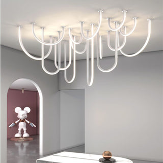 Soft Hose LED Ceiling Chandelier – Flexible Modern Lighting-Chandeliers