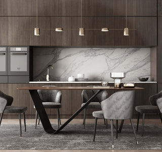 Solid Wood Dining Table-Dining Tables