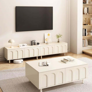 Solid Wood Minimalistic TV Stands & Entertainment Center-TV Stands