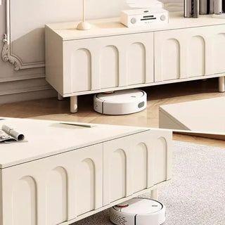 Solid Wood Minimalistic TV Stands & Entertainment Center-TV Stands