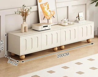 Solid Wood Minimalistic TV Stands & Entertainment Center-TV Stands