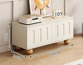 Solid Wood Minimalistic TV Stands & Entertainment Center-TV Stands