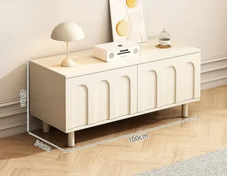 Solid Wood Minimalistic TV Stands & Entertainment Center-TV Stands