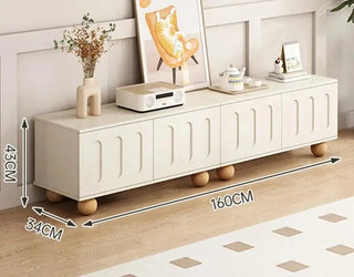 Solid Wood Minimalistic TV Stands & Entertainment Center-TV Stands