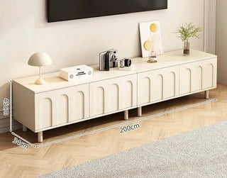 Solid Wood Minimalistic TV Stands & Entertainment Center-TV Stands