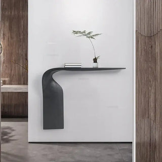 Solid Wood Trunk-Style Console Table-Console Tables