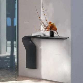 Solid Wood Trunk-Style Console Table-Console Tables