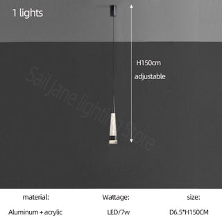 Spiral Cones: Staircase Chandelier - Elegant Lighting-Staircase Chandeliers