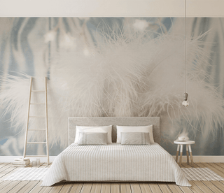 Sprinkle Cotton Blow: Leaves Wallpaper Murals-Flower & Leaf Wallpaper
