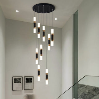 Staircase Chandelier - Illuminate with Acrylic Chandelier-Staircase Chandeliers